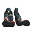 thumbnail image 3 of Rocae American Flag Print Seat Covers for Cars Trucks and SUVs,Easy to Install Cover Set-1, 3 of 9