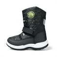 thumbnail image 3 of Kushyshoo Kids Snow Boots Waterproof Black Dinosaur Boys Winter Boot Big Kid Size 1, 3 of 6