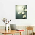 thumbnail image 2 of Chilfamy Art Modern Magnolia in the Moonlight Canvas Wall Art Picture 16x20in for Living Room Bedroom 16x20in, 2 of 3