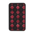 thumbnail image 7 of Car Handrails Box Pad 12.6 X 7.5 In Waterproof Non-Slip Wear-Resisting Durable Breathable Strong Tensile And Tensile Stretch Argyle Plaid Darkred_1, 7 of 7