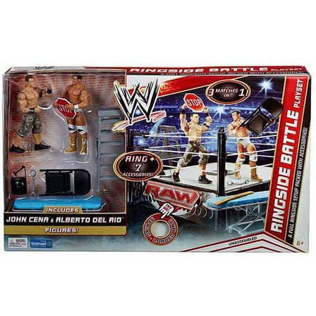 Ringside Battle Action Figure Playset John Cena & Alberto Del Rio