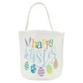 thumbnail image 1 of Storage Bag Easter Basket Cute Animal Canvas Bucket Large Capacity Portable Handle Design For Kids, 1 of 15