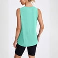 thumbnail image 5 of Womens Tank Tops Summer Casual Crew Neck Sleeveless Top Loose Fit Basic Tunic Shirts, 5 of 8