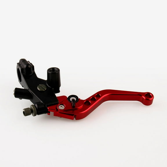 Niceauty 1 Pair Motorcycle Clutch Lever Assembly Red for ATV and Bike Scooter Aluminum