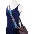thumbnail image 2 of SURJDE Crossbody Strap for Purses Replacement Adjustable Guitar Multicolor Style Handbag Straps, Boho Blue, Large, Bohemian, 2 of 4