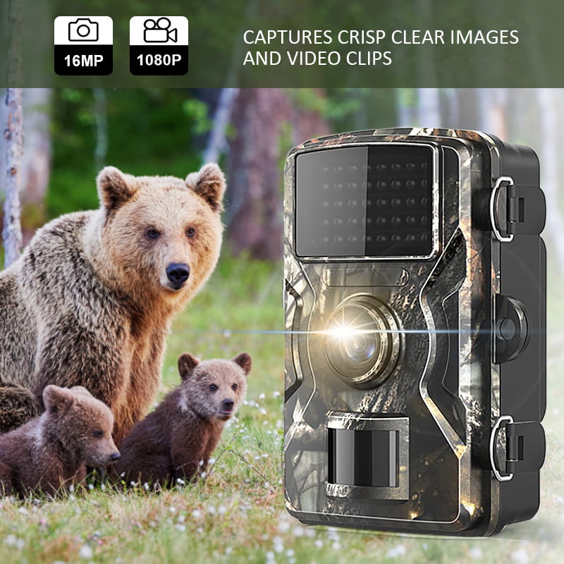 16MP Hunting Camera 1080P 38 IR Trail Camera Video Motion detection 2 inch TFT 