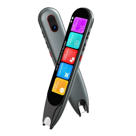 Boeleo Translation Pen & Scan Reading Pen for Kids & Adults,Language Translator Device for Dyslexia &Language Learning, Translator Pen for 142 Language (Grey)