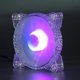 thumbnail image 3 of Paquete De 3 Ventiladores Con Carcasa Rgb De 12 Cm Silenciosos Ventiladores De Refrigeración De Chasis Rgb Equipados Con Concentrador De Control Remoto Led Ventilador De Ordenador Para Carcasa Inevent EL016167-00, 3 of 5