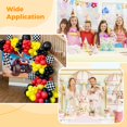 thumbnail image 6 of Racing Car Balloons Arch Kit, 150PCS Balloons Garland Set, Racing Themed Party Supplies, Checkered Flag Balloons, Red Yellow Black Foil Balloons for Party Decorations, 6 of 6