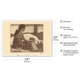 thumbnail image 2 of Kapa-Hana (Tapa Making) - Hawaiian Woman - Vintage Drypoint Etching by John Melville Kelly c.1934 - Master Art Print 10in x 14in, 2 of 4
