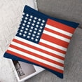 thumbnail image 7 of nygtbtfer  American Flag Waist Lumbar Linen Throw Pillow case Cushion Cover for Sofa Home Decorative Oblong White, 7 of 7