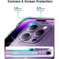 thumbnail image 3 of La funda para iPhone 14 Pro es transparente, [protección de grado militar] [sin amarilleamiento] Funda a prueba de golpes para Apple iPhone 14 Pro 2022, 3 of 5