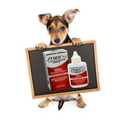 Angle View: Zymox plus Advanced Formula Otic Enzymatic Solution Hydrocortisone 1% For Cats & Dogs Ear Cleaner 1.25Fl.Oz