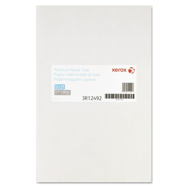 Xerox Revolution Premium Never Tear Paper, 12 x 18, 7.7 mil, 92 Bright