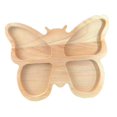 thumbnail image 1 of Bandeja sensorial de madera rústica, plato de tablero elegante, decoración hecha a mano para el hogar , café, fruta, aperitivos, , Mariposa perfecl Bandeja de madera, 1 of 8