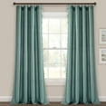 thumbnail image 3 of Lush Decor Luxury Regency Faux Silk Two Tone Tassel Window Panels - Blue - 84 x 52, 3 of 11