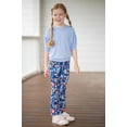 thumbnail image 5 of Millie Loves Lily Girls Periwinkle Top and Flared Legging Set,Big Girls,Size 8, 5 of 5