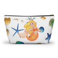 thumbnail image 3 of Sea Shells Mermaid Pouch Makeup Cosmetic Bag Gift of Her Birthday Gift, 3 of 6