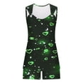thumbnail image 4 of Tnhcen 2 Piece Valentine's Day Women's Print Soft Sleeveless Pajama Sets Tank Top Pjs And Shorts Sleepwear Homewear Set S-2XL, 4 of 6