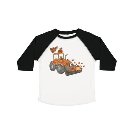 

Inktastic Cute Turkeys on a Bulldozer Gift Toddler Boy or Toddler Girl T-Shirt