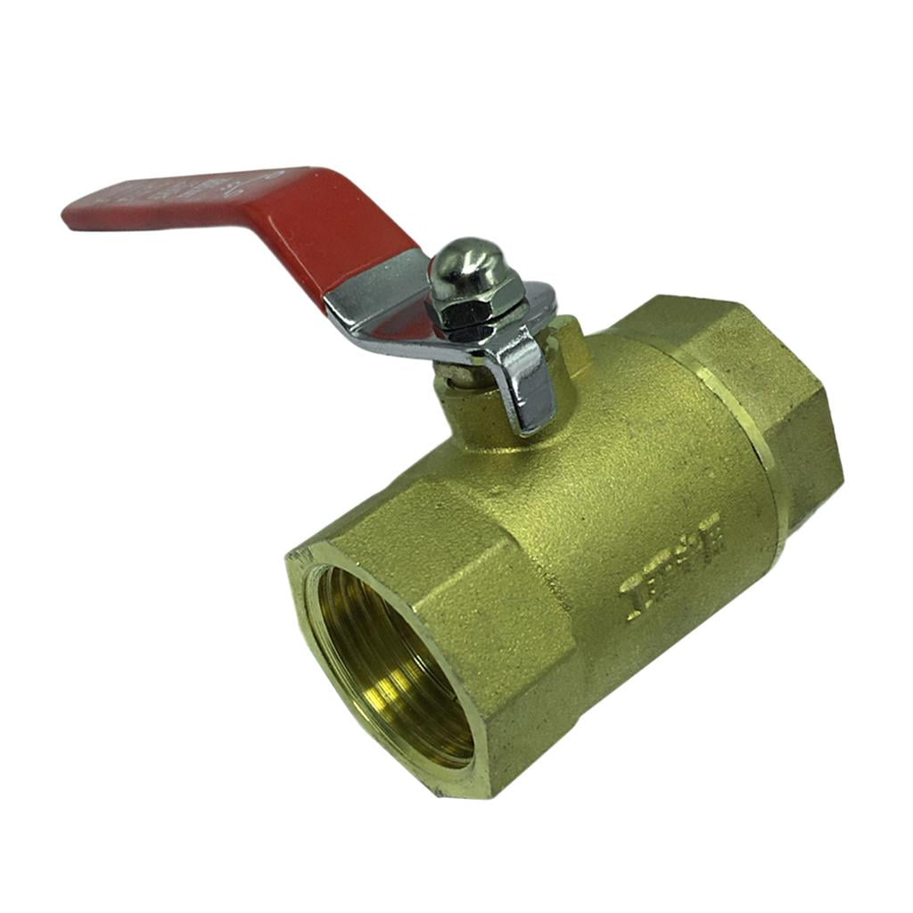 1 Inch Brass Ball Valve NPT ShutOff Resistance with Strainer