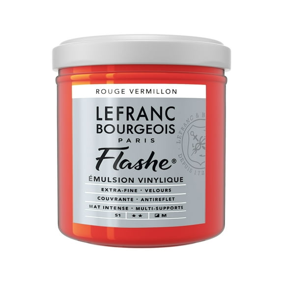 Lefranc & Bourgeois Flashe Matte Artist's Color, 125ml, Red Vermilion