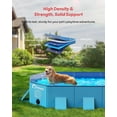 thumbnail image 4 of Foldable Dog Pool - Extra Large 71" x 39" x 12" Hard Plastic Portable Pet Bath Tub with Non-Slip & Reinforced Stability, Collapsible Design for Indoor Outdoor Backyard Use (Blue), 4 of 7