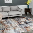 thumbnail image 5 of Abstract Grey/Rust/Gold Area Rug Abstract 5' x 7' 5' x 8' Novelty, 5 of 5