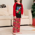 thumbnail image 3 of Conjunto De Pijamas De 2 Piezas Conjunto de pijama familiar de 2 piezas Conjunto de ropa de dormir de estilo navideño con estampado de pato informal Kuymtek Chica Rojo 9-10T para Niño, 3 of 6