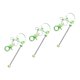 thumbnail image 3 of 3 barras de llavero con cuentas, llavero de metal con cuentas en , accesorios de color degradado, llavero de cuentas para mujeres y hombres, fab verde, 3 of 9