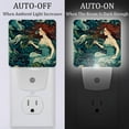 thumbnail image 2 of Mermaids LED Square Night Lights: Energy-Efficient and Stylish Illumination Device for Bedrooms and Living Areas, Set of 2, 200 Characters., 2 of 6
