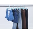 thumbnail image 4 of Unique Bargains Plastic Non-Slip Hangers Clothes Hangers with Pinch Clips 20 Pcs Blue, 4 of 6