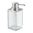 thumbnail image 2 of Interdesign 1015846 Clarity Brushed Clear Plastic Soap Pump, 2 of 5