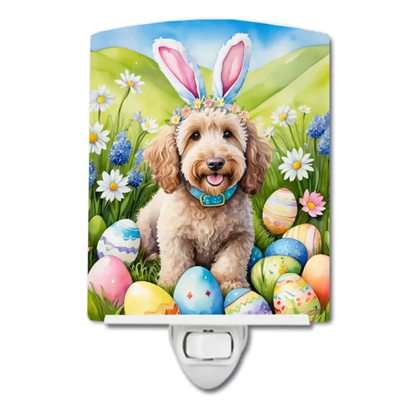 Labradoodle Ceramic Night Light