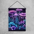 thumbnail image 4 of Purple Flowers Trees and Mushrooms Welcome Garden Flags, 12 x 18 Inch Double Sided Outdoor Yard Flags Waterproof For Home Outside Patio Lawn Porch, 4 of 6