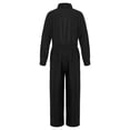 thumbnail image 4 of Doomiva Girls Boys Long Sleeve Stand Collar Romper Coverall Jumpsuit Kids Mechanic Boiler Suit Hallo ween Dress Up Party Black 8, 4 of 7