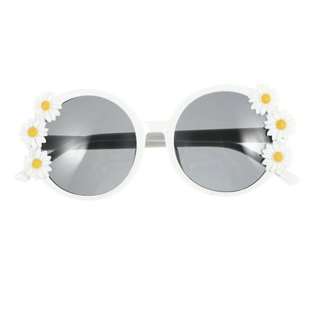 MLINS Funny Tropical Party Sunglasses for Decoration White Plastic Design 70s Style Party Glasses