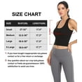 thumbnail image 4 of Cotton Workout Crop Top for Women Racerback Yoga Tank Tops Athletic Sports Shirts Exercise Undershirts 2 Pack Black Black S, 4 of 4