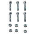 thumbnail image 4 of Set of 6 Shear Bolts Pins Lock Nuts for MTD for Craftsman 7100890 Accessories, 4 of 10