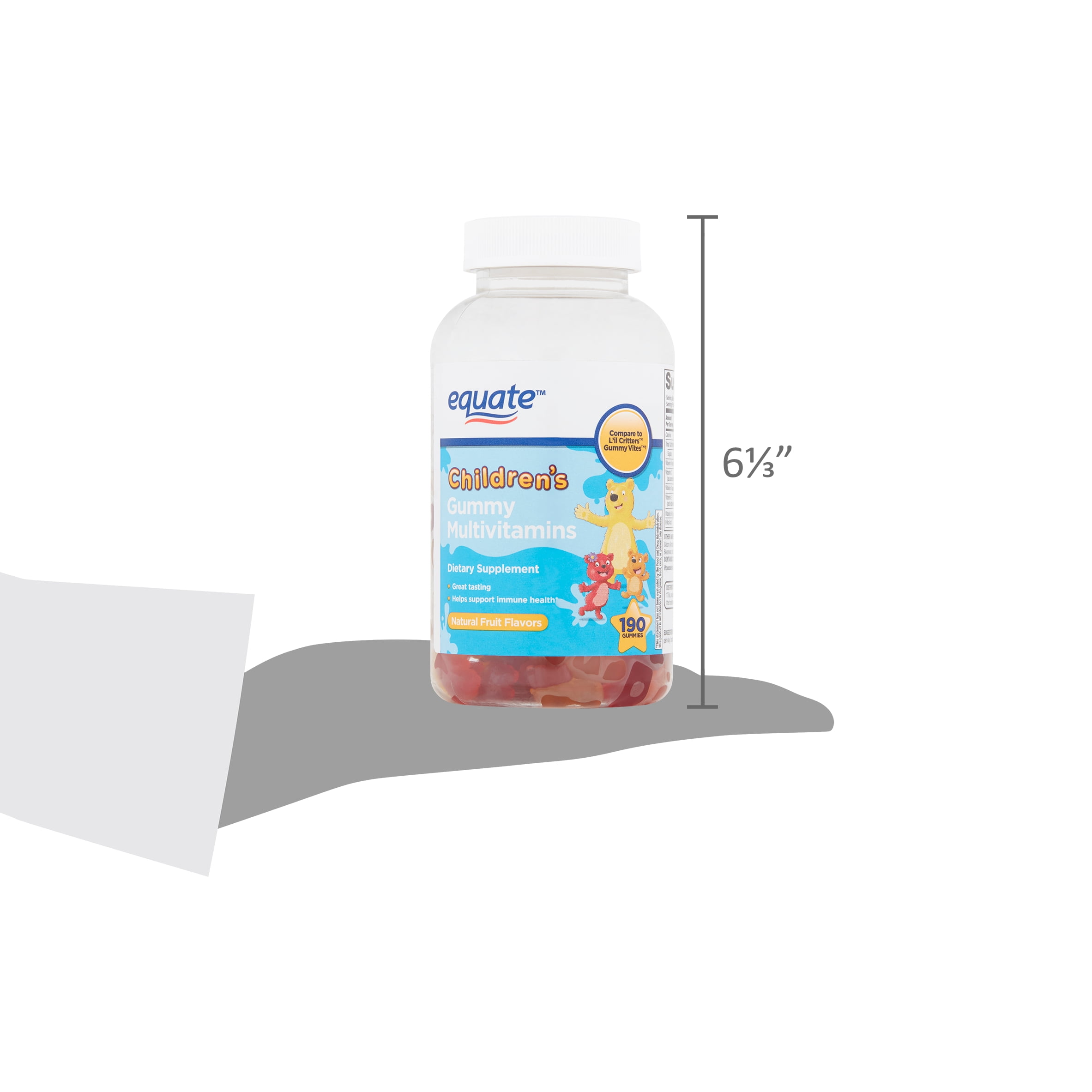 Equate Children's Multivitamins Gummies, 190 Count
