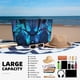thumbnail image 5 of Fotbe Futuristic Blue Light Wolf Bolsa de Viaje para Playa - Resistente al Agua, Bolsa Tote de Gran Capacidad y Ligera con 7 Bolsillos para Mujeres y Hombres, 5 of 7