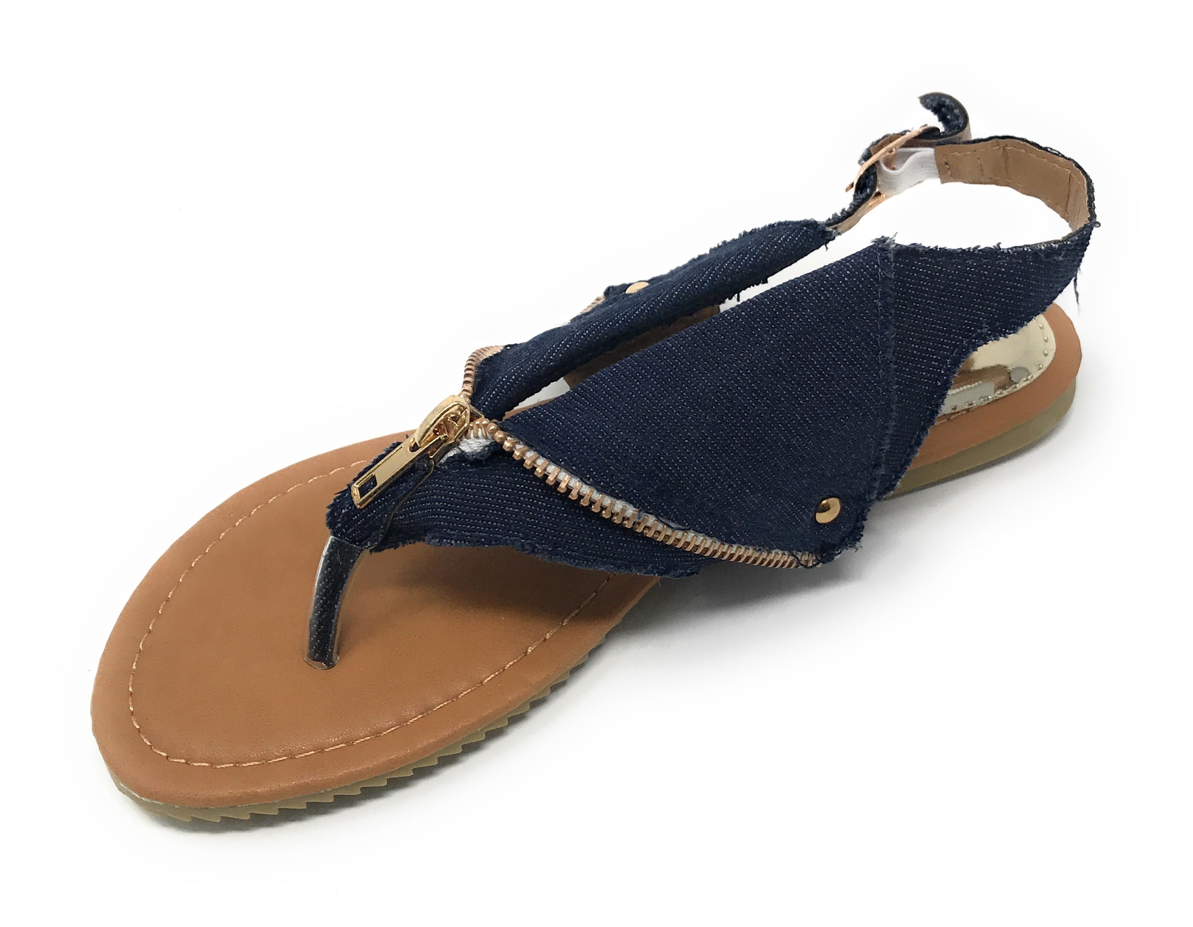Victoria K. Women's Zipper Thong Sandal