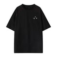 thumbnail image 2 of Men's Casual Summer Tees, Letter Print Round Neck Short Sleeve T-Shirt, S-6XL, 2 of 4