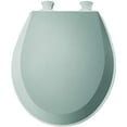 Bemis 500EC 062 Wood Round Toilet Seat With Easy Clean & Change Hinge