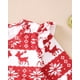 thumbnail image 5 of Disfraz navideño para niña Saeaby, conjunto de ciervos con forma de copo de nieve rojo, 9-12 m, 5 of 9