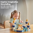 thumbnail image 5 of PlanToys® Castle Blocks Wooden Montessori Building and Imaginative Play Set | Creative Thinking, Fine Motor and Early STEM Learning Activity | Eco Friendly Open Ended Construction Toy, 5 of 8