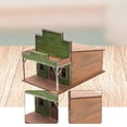thumbnail image 6 of Miniature Building Model 3D Wooden Puzzle Paintable Kit for DIY Enthusiasts Unfinished Handcraft Project, 6 of 9