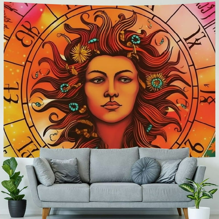 BCIIG Zodiac Tapestry Wall Hanging Astrology Tapestry Horoscope Sagittarius Virgo Scorpio Libra Leo Celestial Tapestry Zodiac Sign Tapestry Dorm Bedroom Decor 40x30inch Walmart
