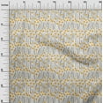 thumbnail image 3 of oneOone Rayon Yellow Fabric Abstract Floral Sewing Craft Projects Fabric Prints By Yard 56 Inch Wide, 3 of 5