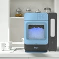 Orgo Products The Sonic Countertop Ice Maker, Nugget Ice Type, Blue